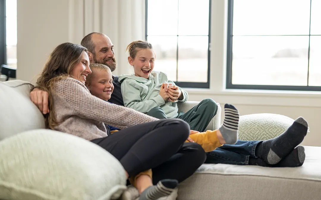 Happy Family in a Healthy Home